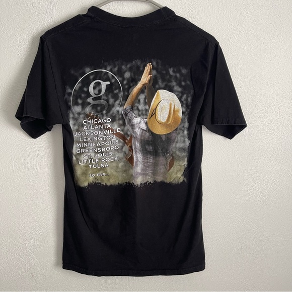 Hanes Garth brooks world tour 2014-2015 tee shirt sleeve size small - Picture 2 of 9